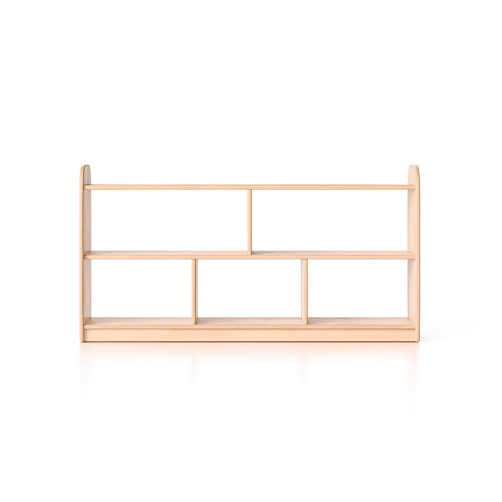 Open One Shelf - Long Horizontal with Vertical Dividers Woodlyn by Fern Kids