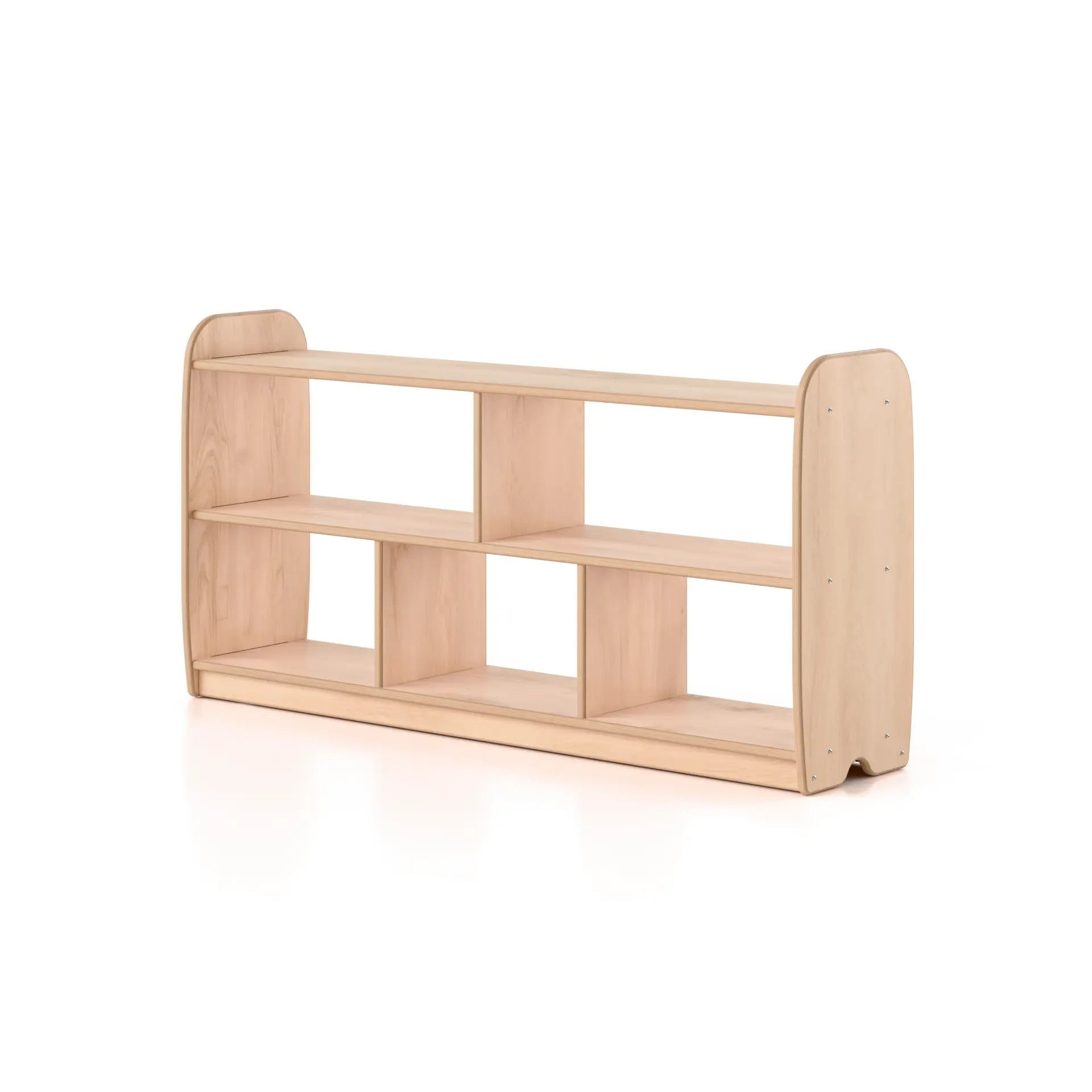Open One Shelf - Long Horizontal with Vertical Dividers Woodlyn by Fern Kids