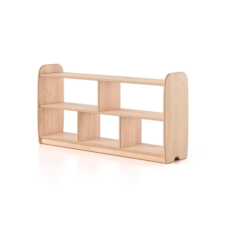 Open One Shelf - Long Horizontal with Vertical Dividers Woodlyn by Fern Kids