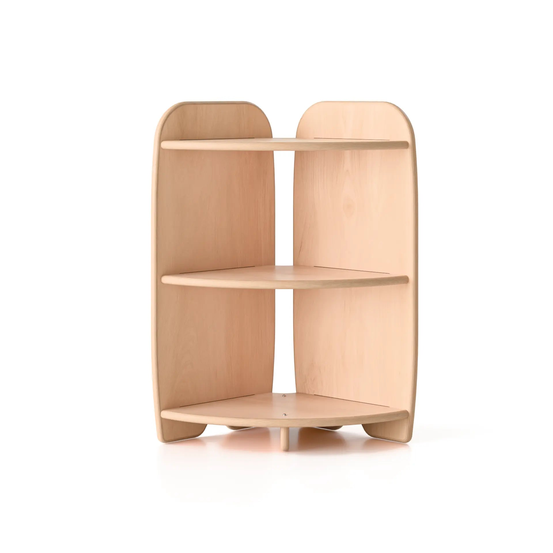 Open One Shelf - Corner Unit Curve Woodlyn by Fern Kids