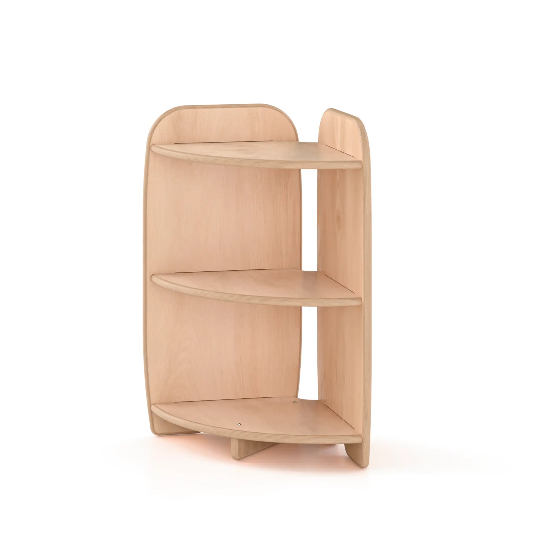 Open One Shelf - Corner Unit Curve Woodlyn by Fern Kids
