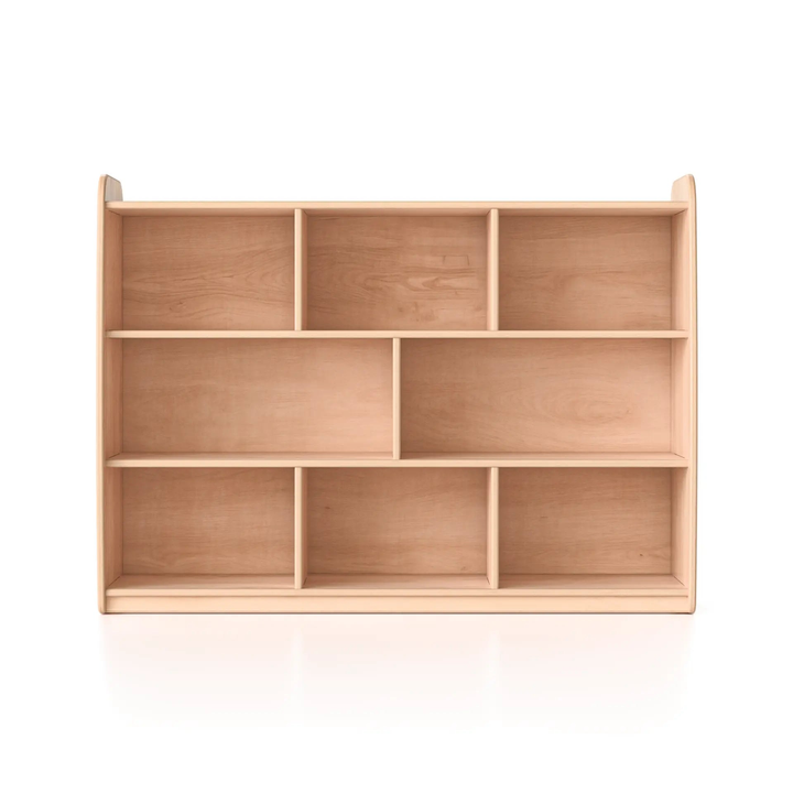 Backed Two Shelves - Long Horizontal with Vertical Dividers Woodlyn by Fern Kids