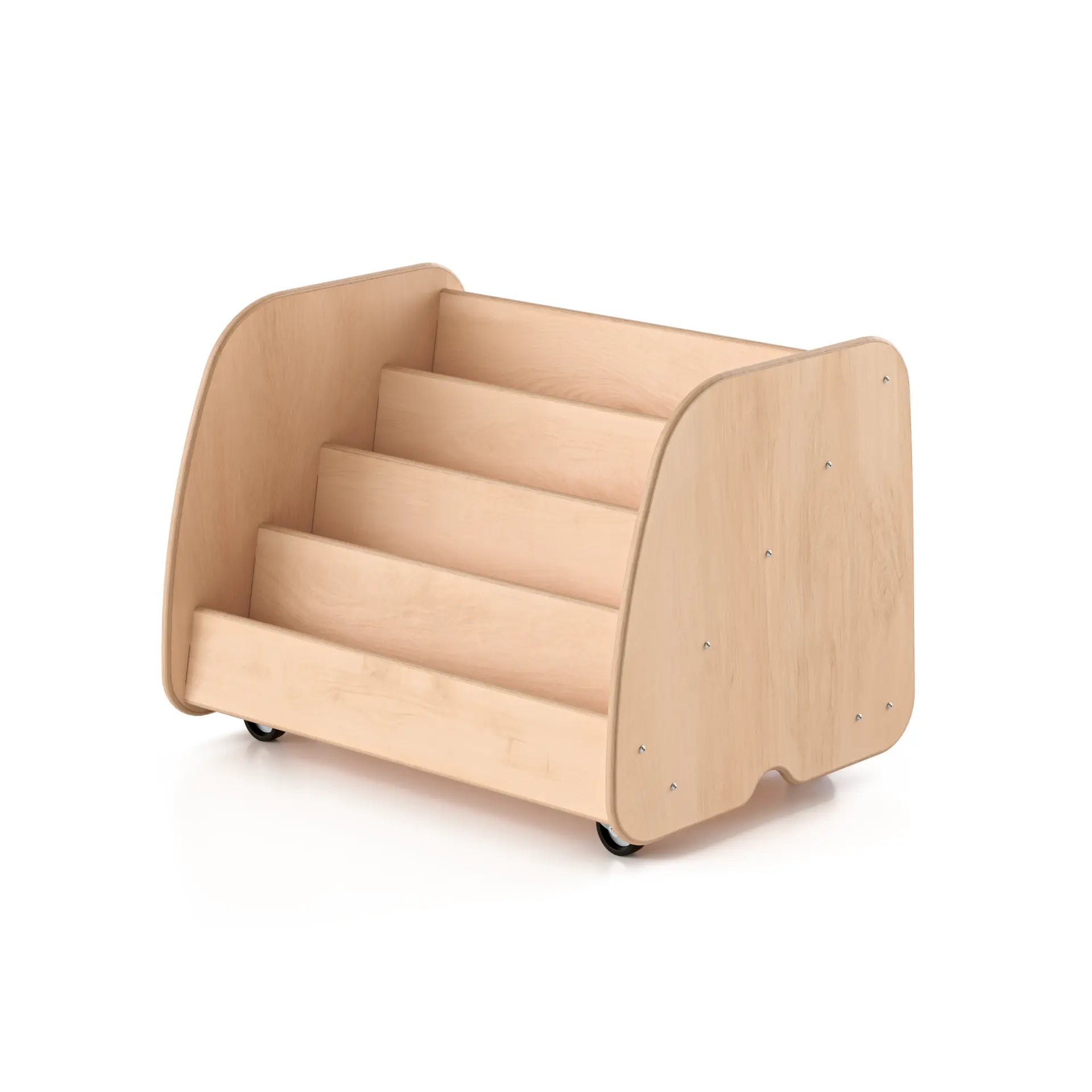 Small Book Browser - Stationary or Mobile Woodlyn by Fern Kids