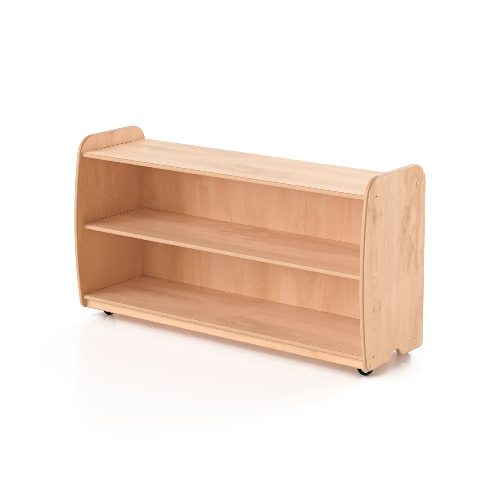 Backed One Shelf - Long Horizontal - with Casters Woodlyn by Fern Kids