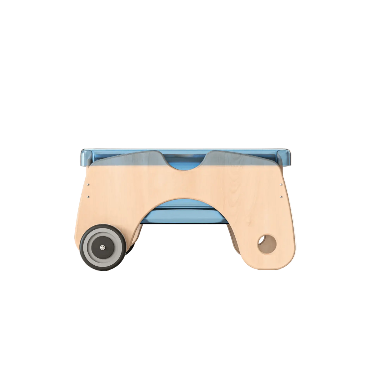 Square Wood Sand & Water Table for Infants - with Lid