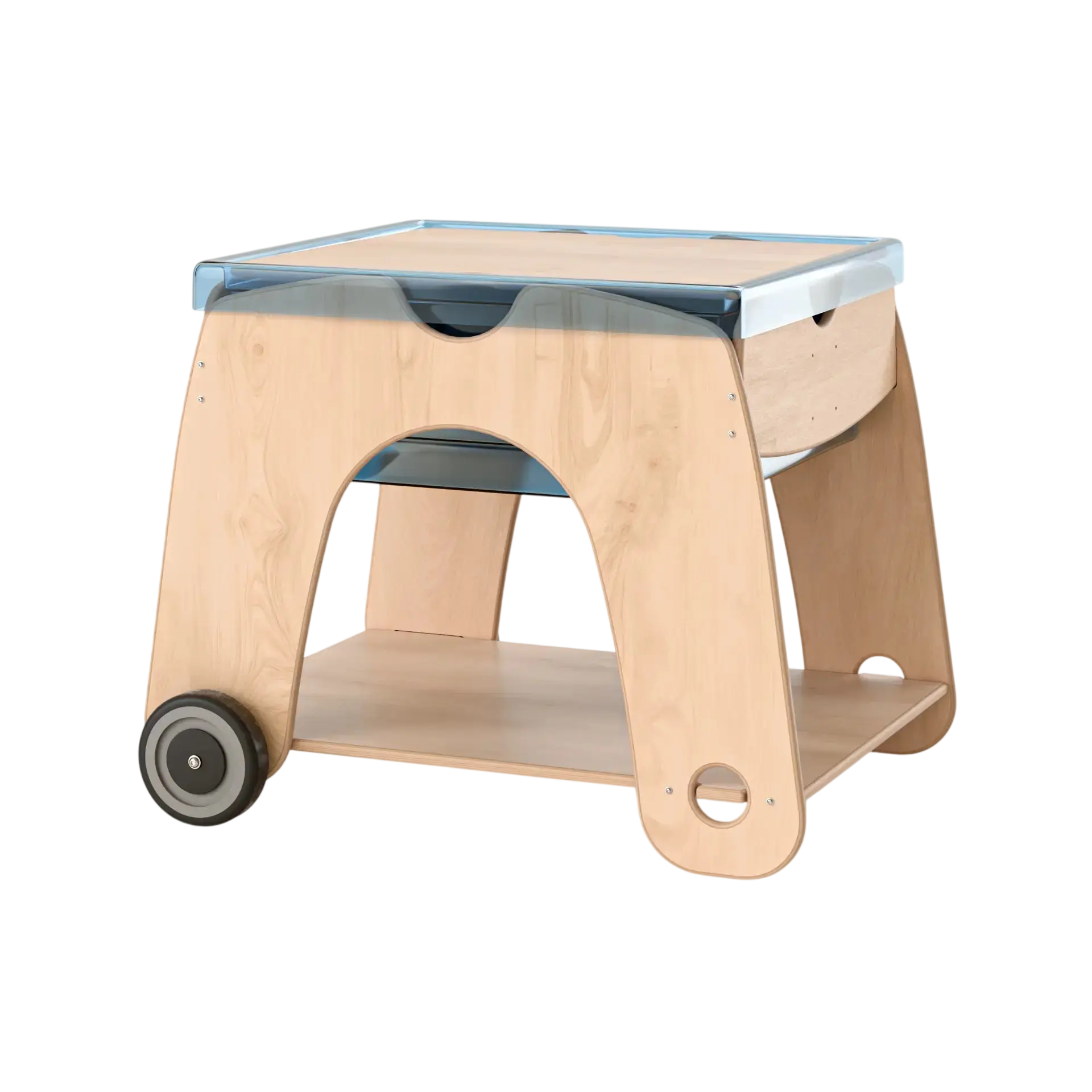 Square Sand & Water Table for Preschoolers - with Lid Woodlyn by Fern Kids