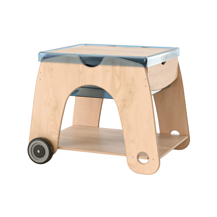 Square Sand & Water Table for Preschoolers - with Lid Woodlyn by Fern Kids