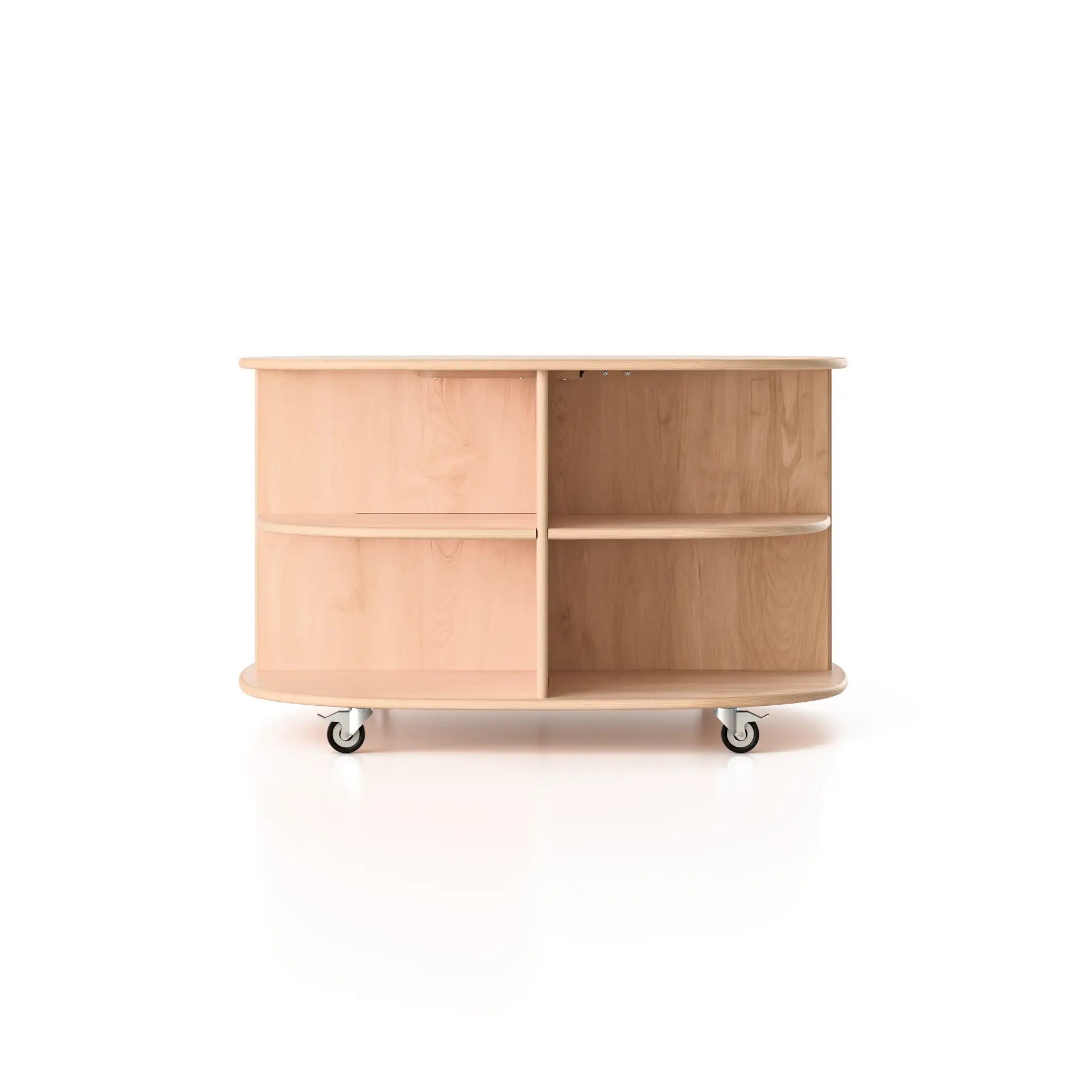 Round Mobile Storage Unit - with Casters Woodlyn by Fern Kids