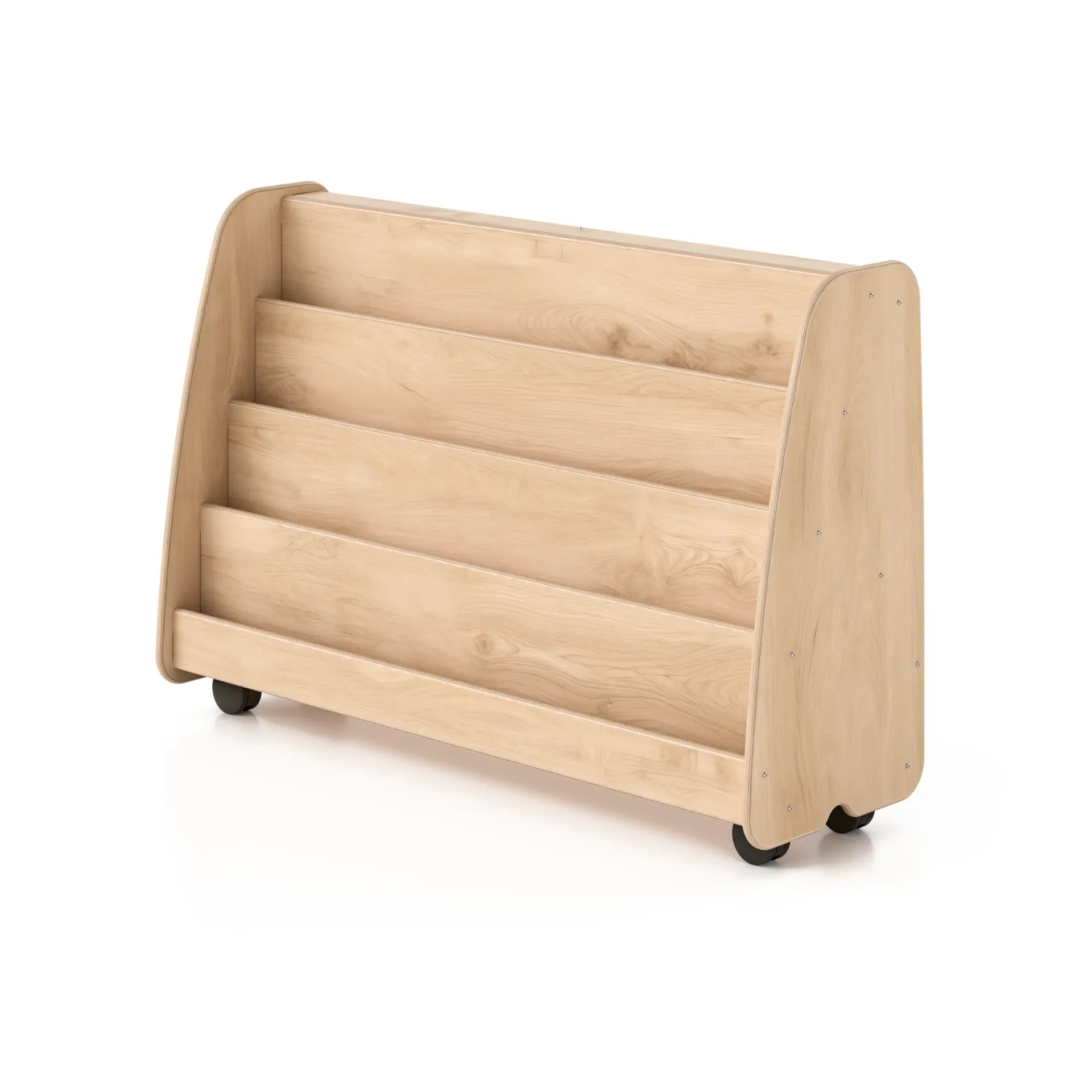 Double Sided Large Book Browser with Flat Back - Mobile Woodlyn by Fern Kids