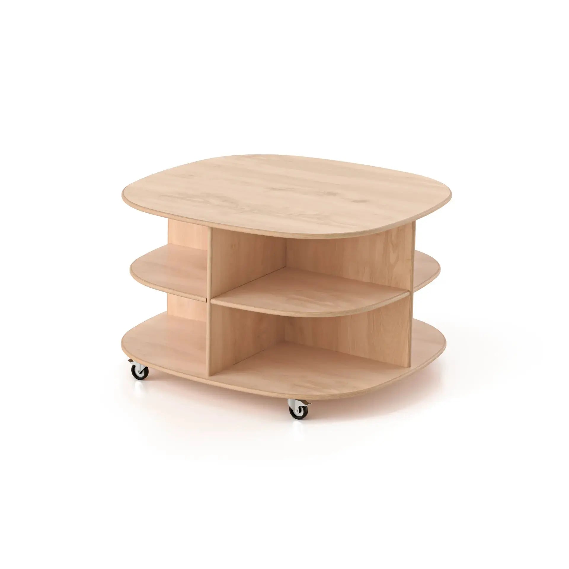 Round Mobile Storage Unit - with Casters Woodlyn by Fern Kids