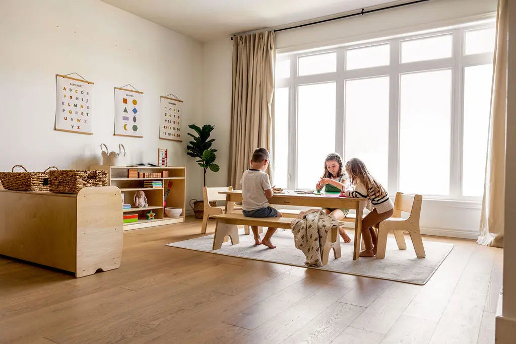 MontTable 60X30 - Wood School Table