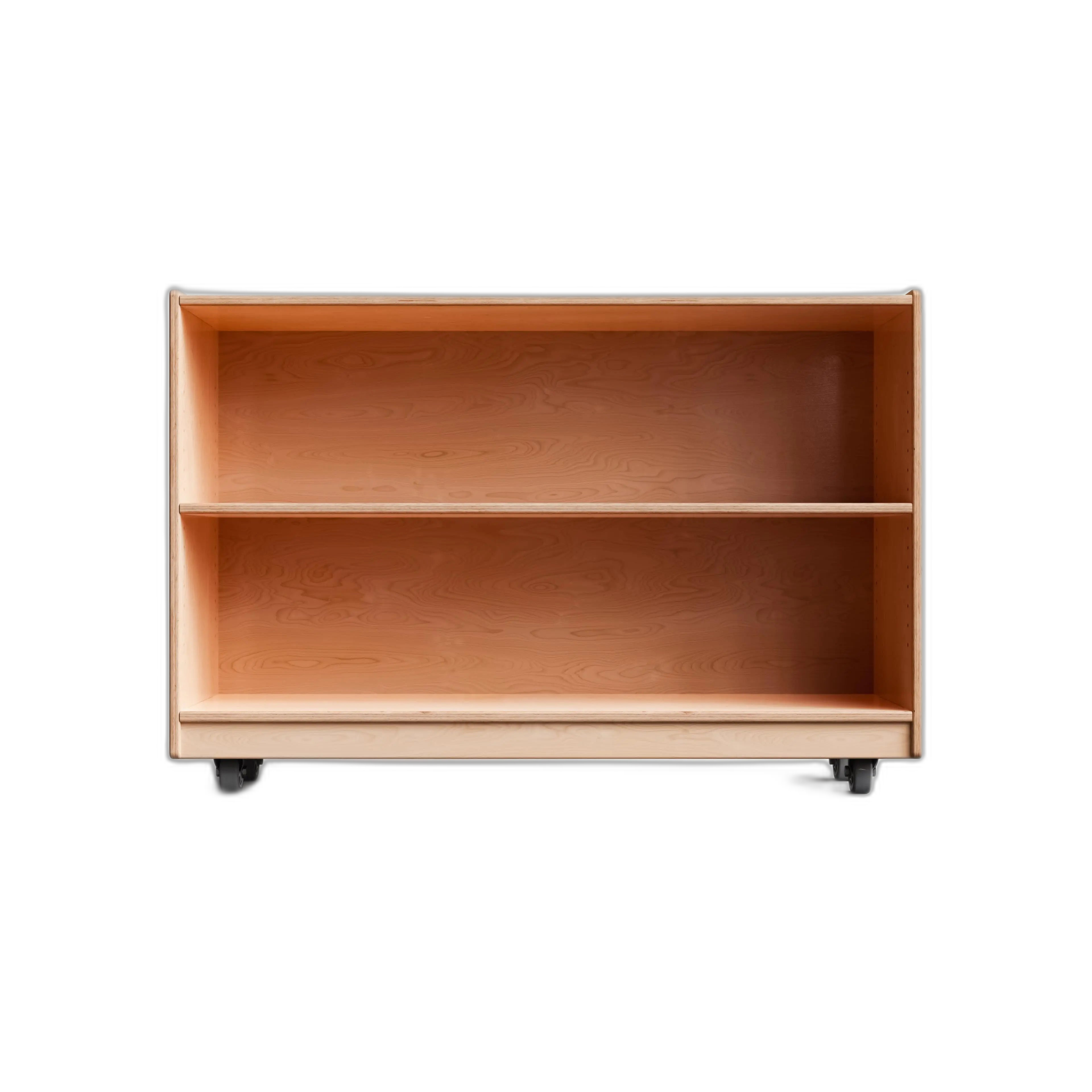 Montessori Shelf - 30x48x15 - Adjustable Shelf, Wood Backing Fern Kids