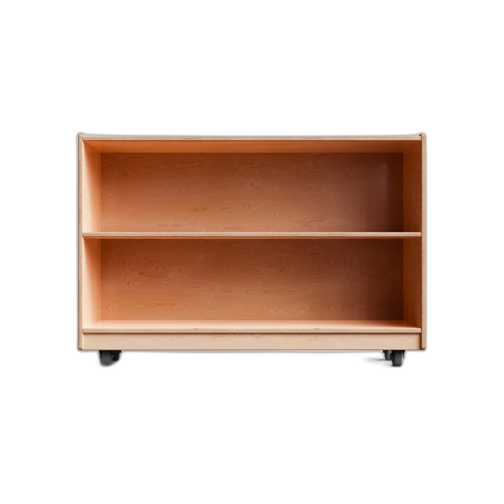 Montessori Shelf - 30x48x15 - Adjustable Shelf, Wood Backing Fern Kids