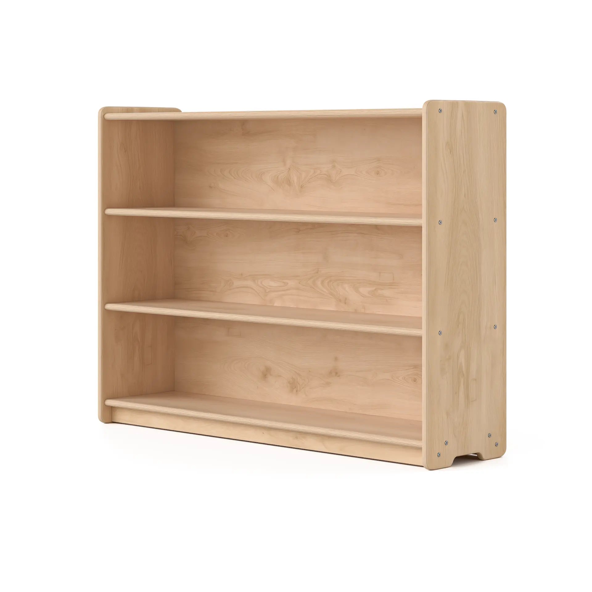 Foundation Birch Backed Long Horizontal Two Shelves Fern Kids