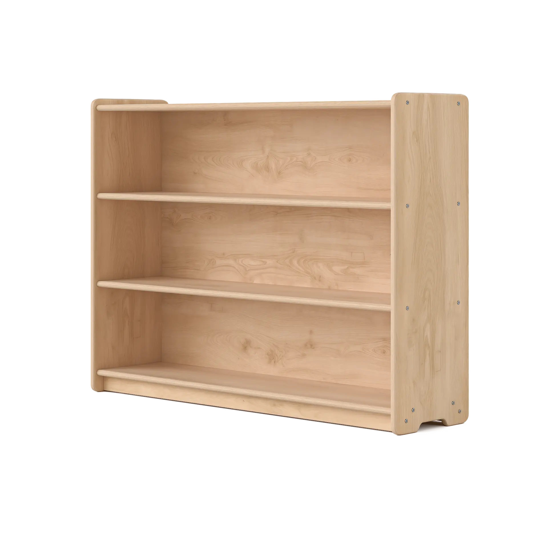 Foundation Birch Backed Long Horizontal Two Shelves Fern Kids