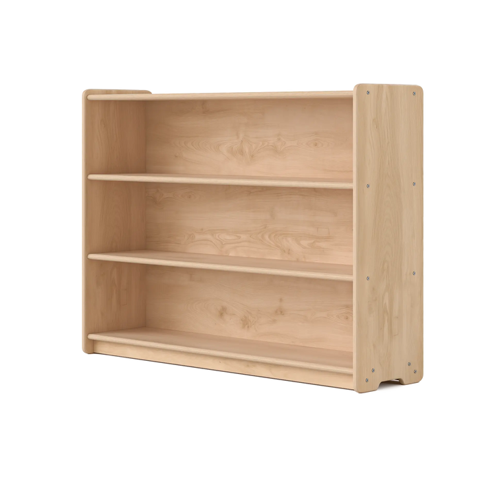 Foundation Birch Backed Long Horizontal Two Shelves Fern Kids