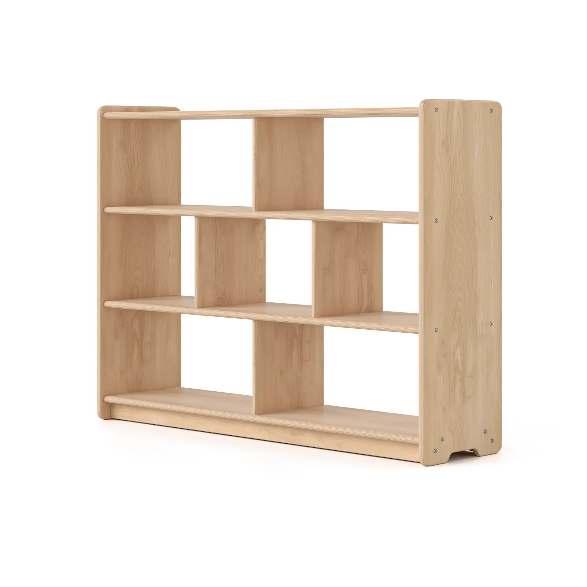 Foundation Open Long Horizontal Two Shelves with Vertical Dividers Fern Kids