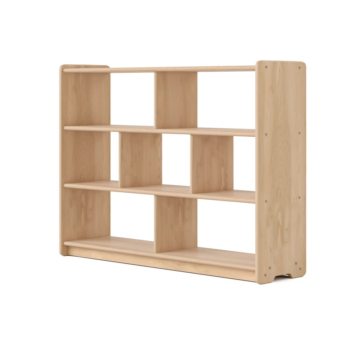 Foundation Open Long Horizontal Two Shelves with Vertical Dividers