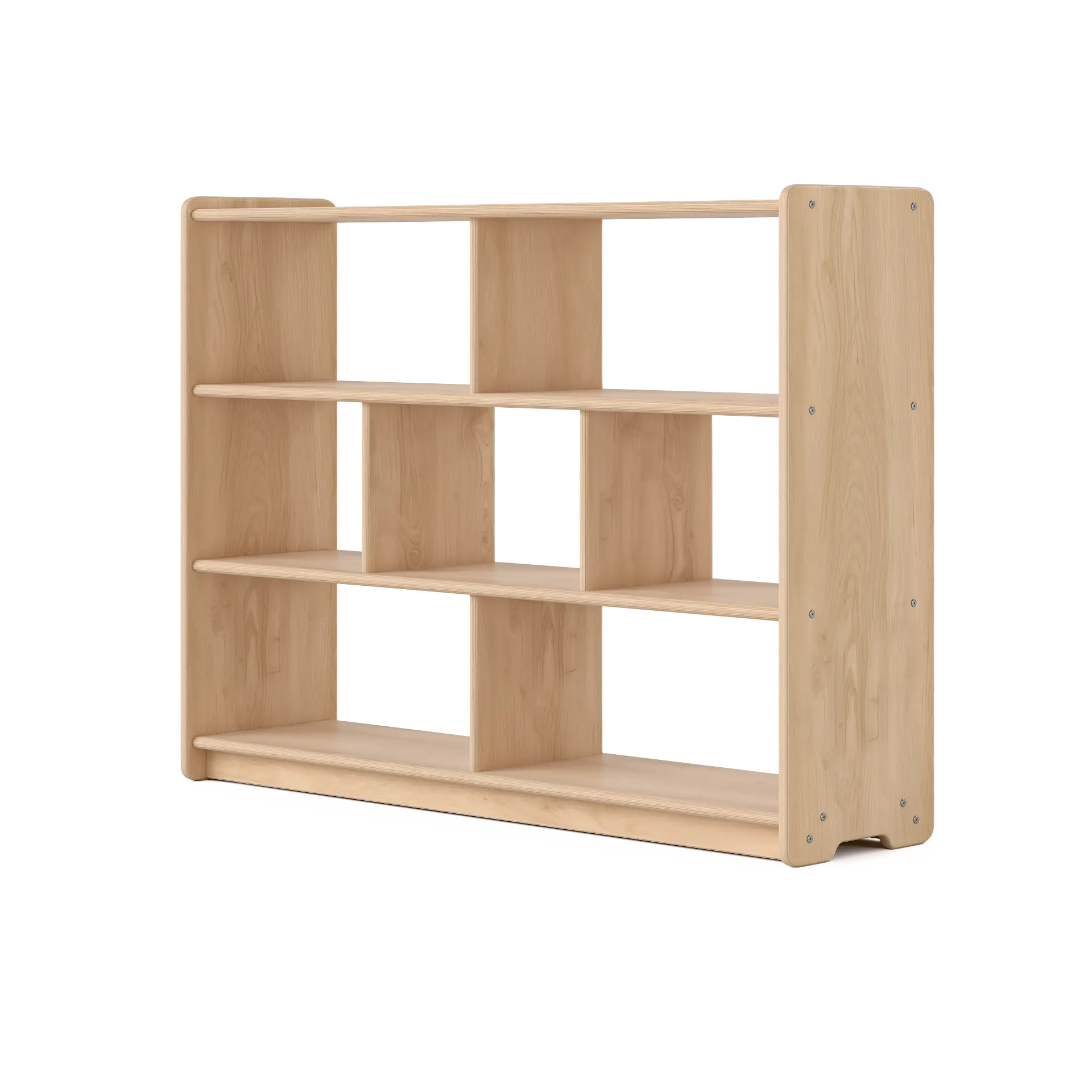 Foundation Open Long Horizontal Two Shelves with Vertical Dividers Fern Kids