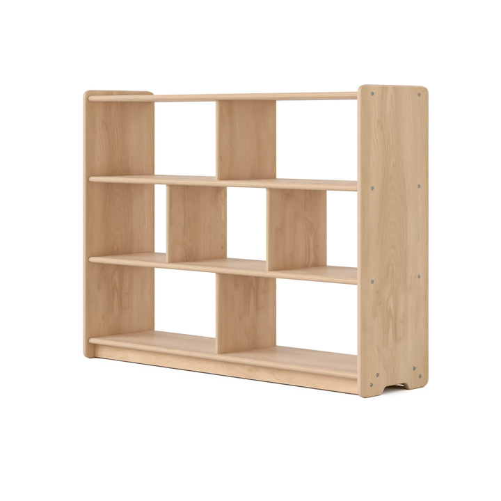 Foundation Open Long Horizontal Two Shelves with Vertical Dividers Fern Kids