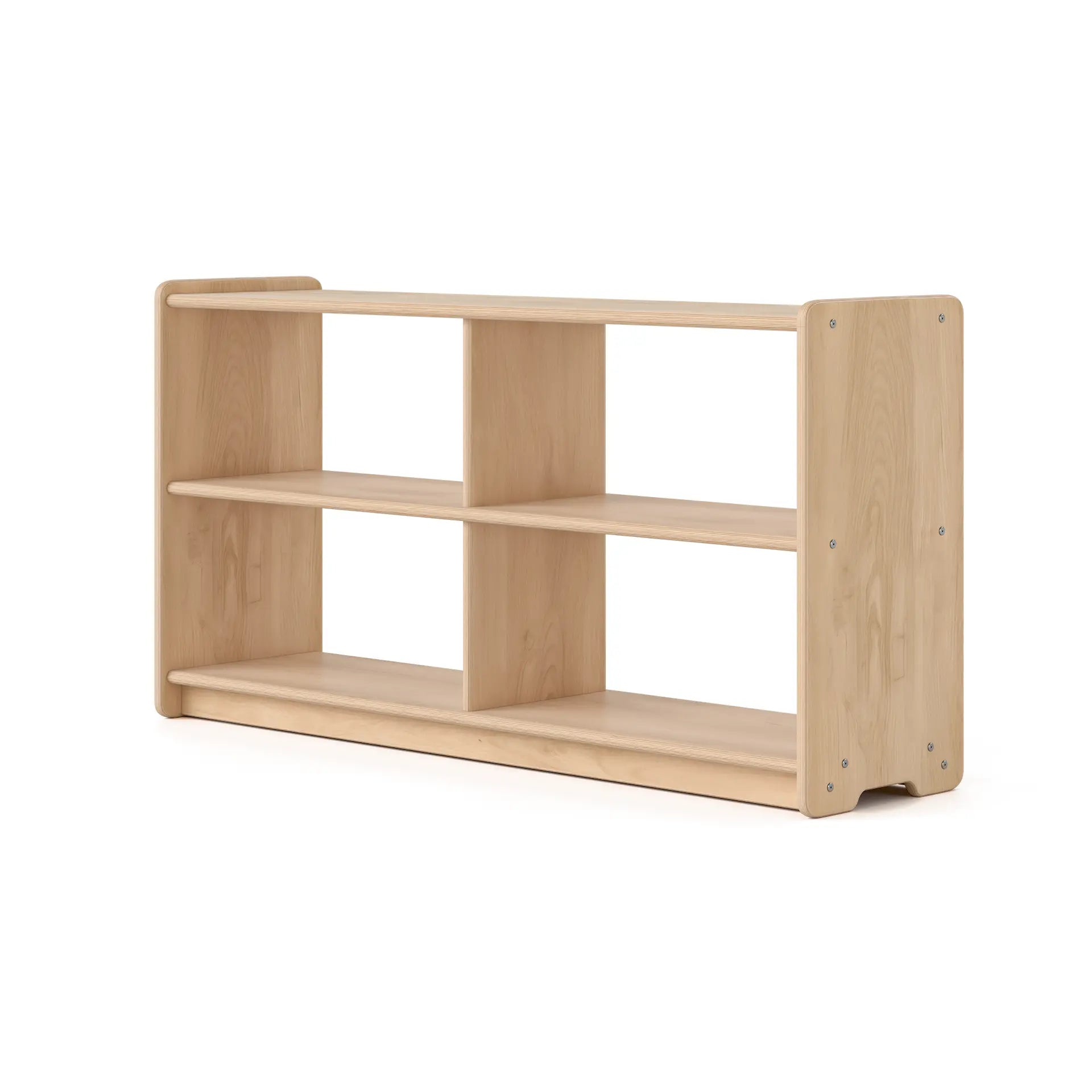 Foundation Open Long Horizontal Four Section One Shelf w/Vertical Dividers Fern Kids