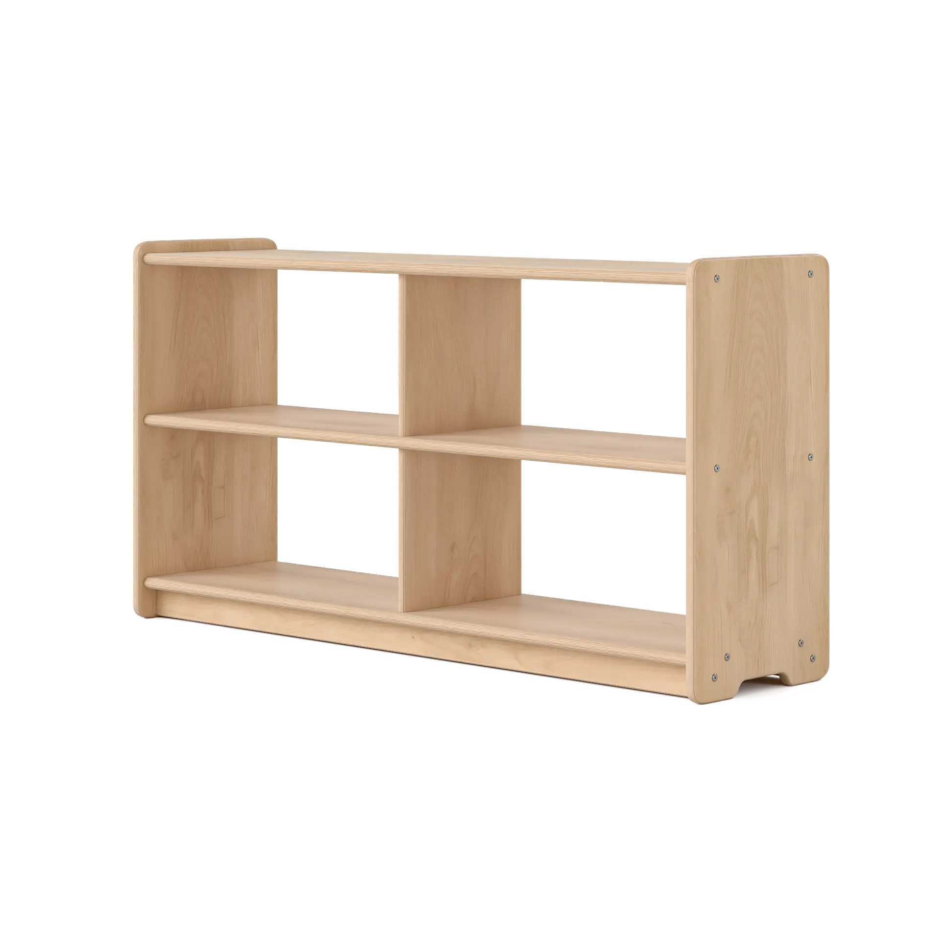 Foundation Open Long Horizontal Four Section One Shelf w/Vertical Dividers Fern Kids
