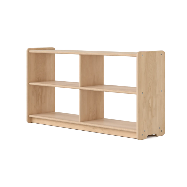 Foundation Open Long Horizontal Four Section One Shelf w/Vertical Dividers Fern Kids