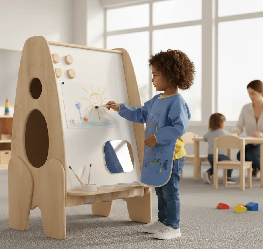 Adjustable Height Art Easel Woodlyn by Fern Kids