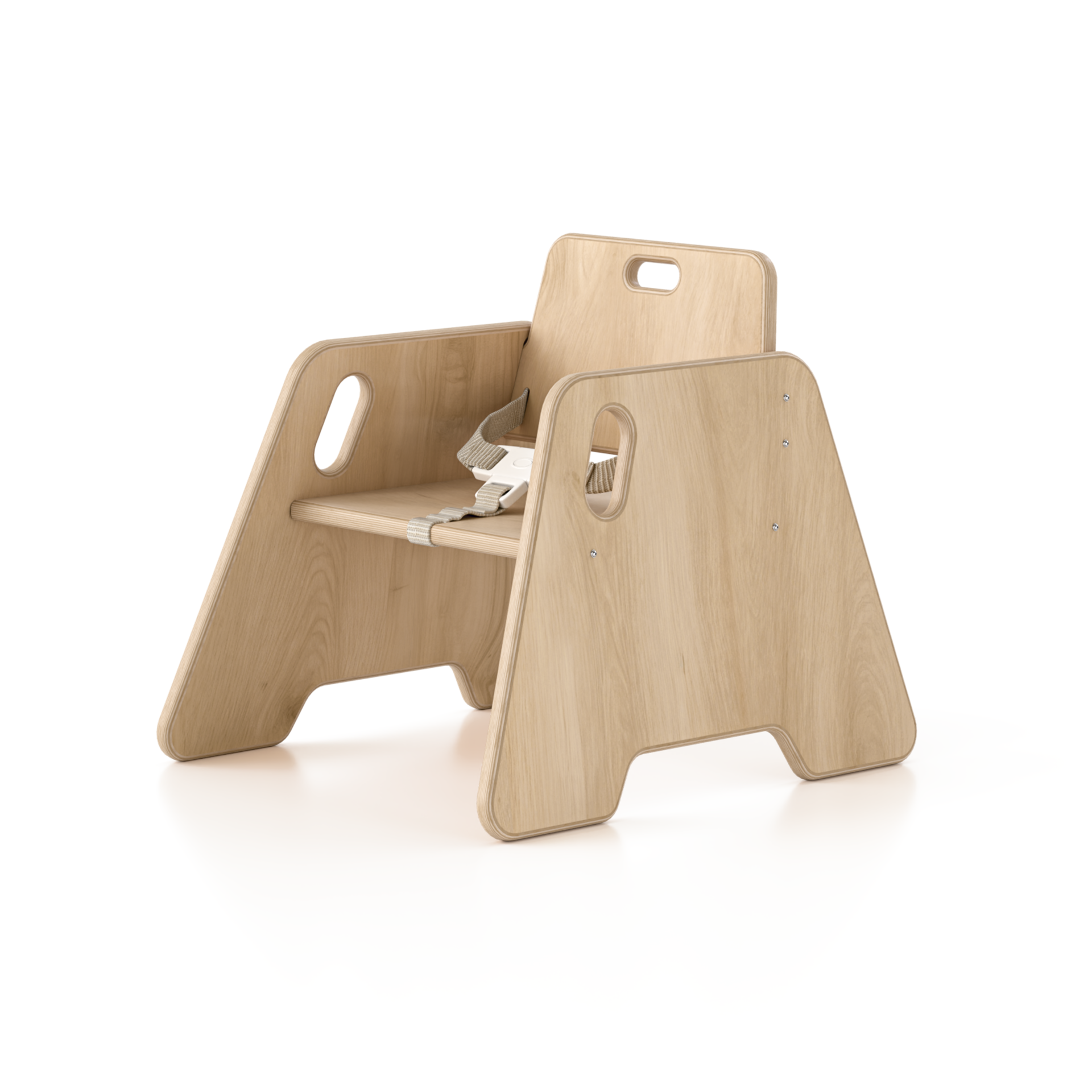 Stackable Infant Chair with Belt - 6"