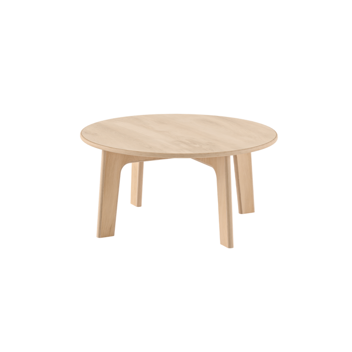 Round wooden table for infants
