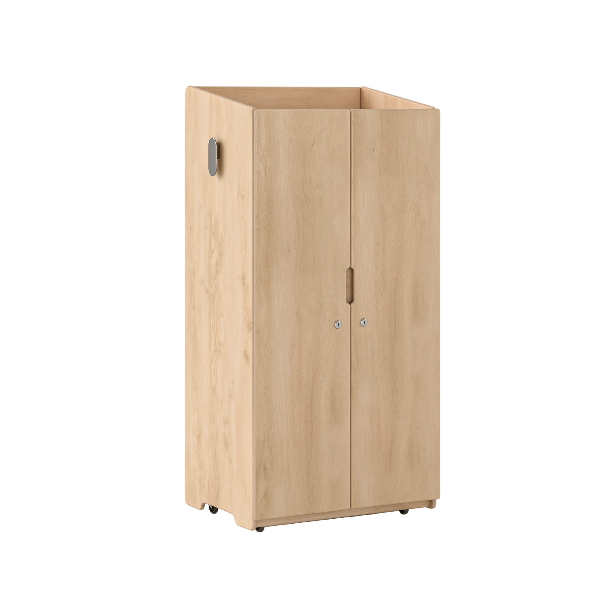 Locking Teachers Cabinet with Casters - Tall