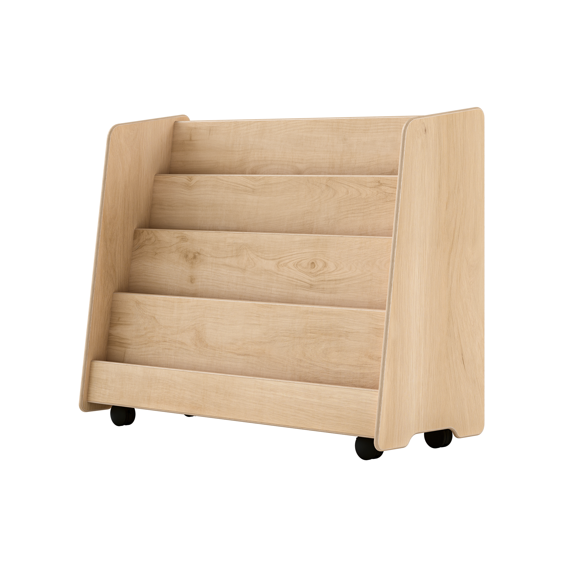 Double Sided Book Nook with Whiteboard and Casters