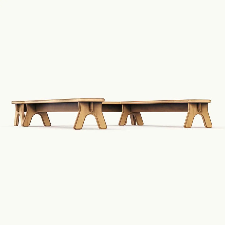 PlayBeam - Wooden Balance Beam for Kids All Circles