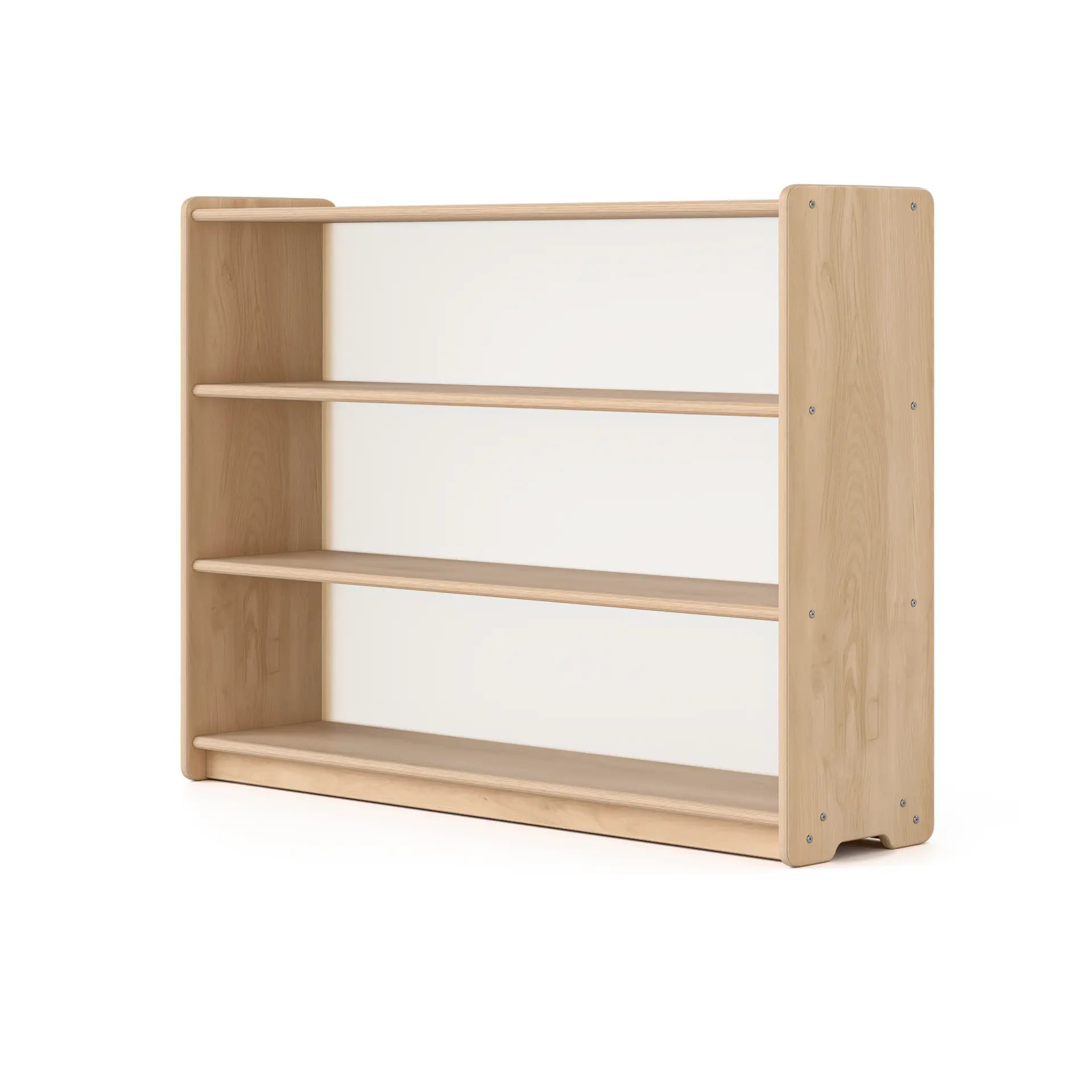 Foundation Acrylic Backed Long Horizontal Two Shelves Fern Kids