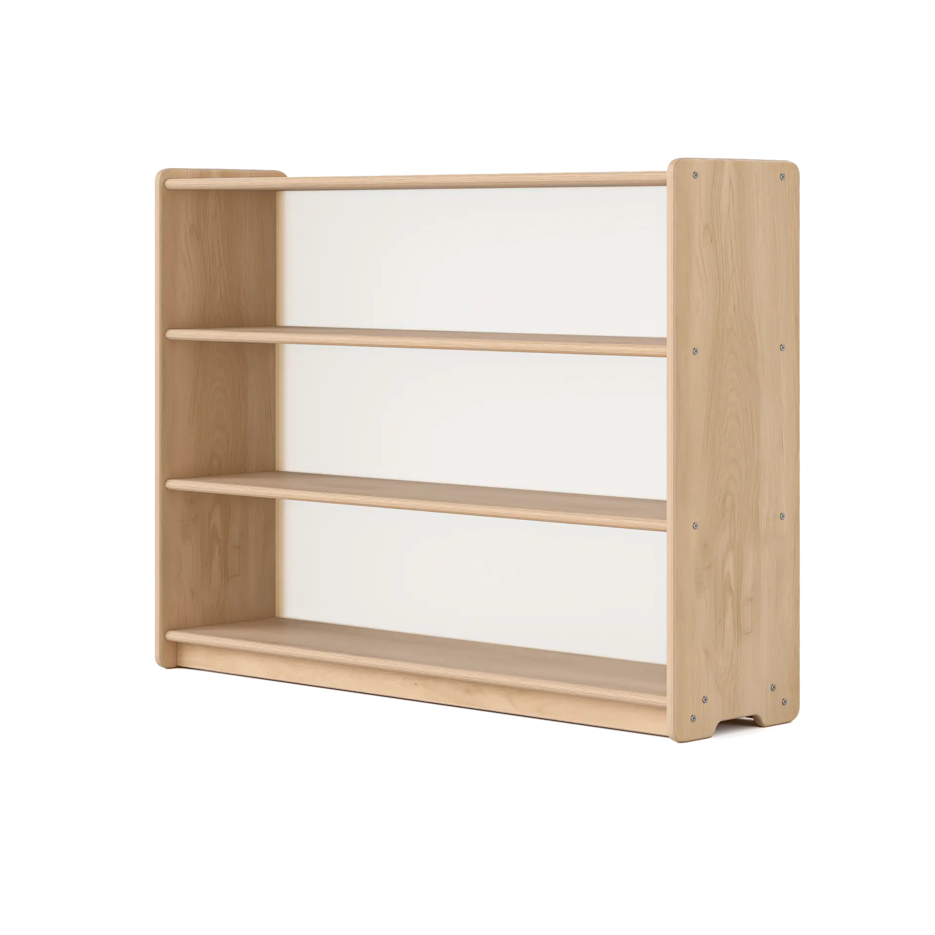 Foundation Acrylic Backed Long Horizontal Two Shelves Fern Kids