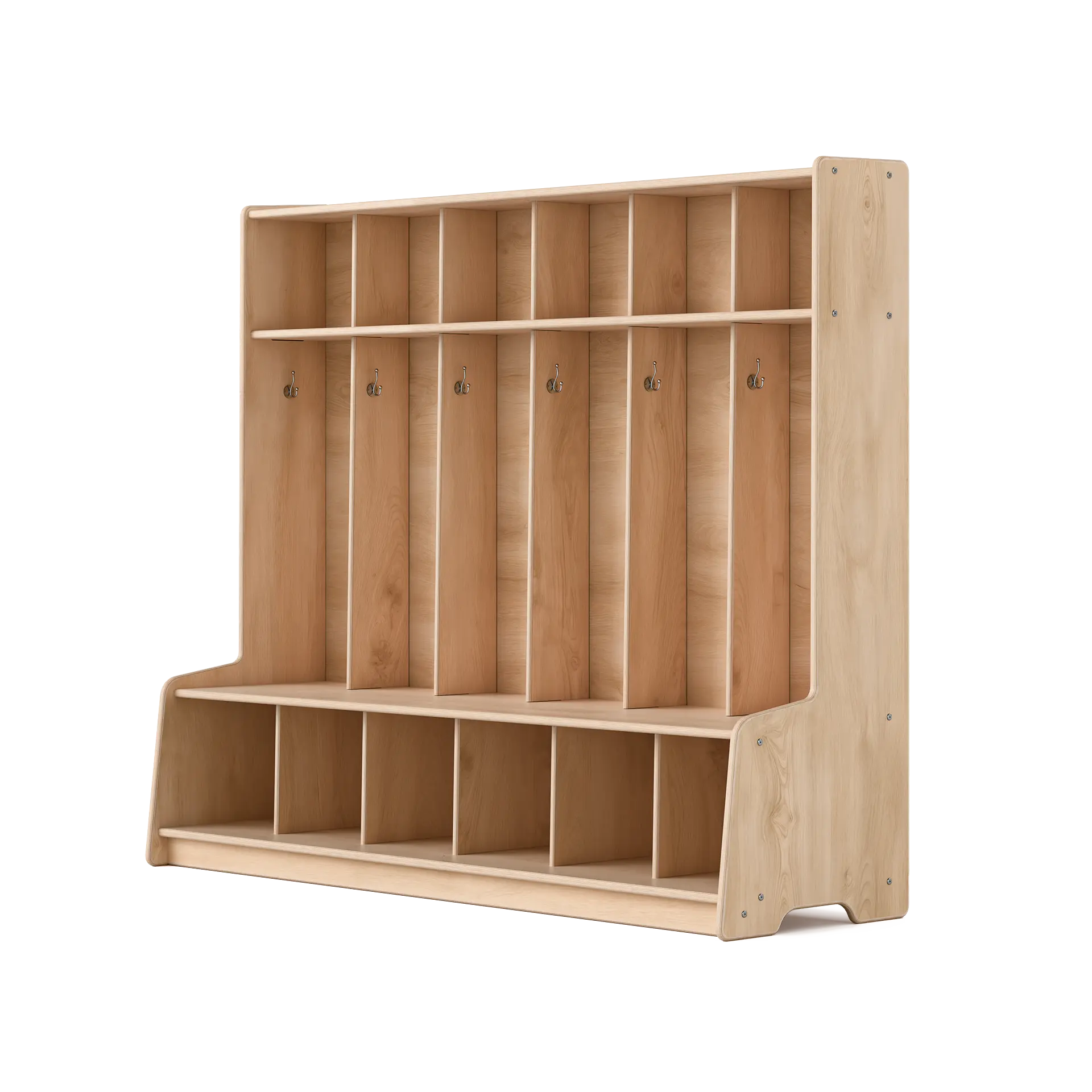 Six Section Cubby Locker | Preschool Fern Kids