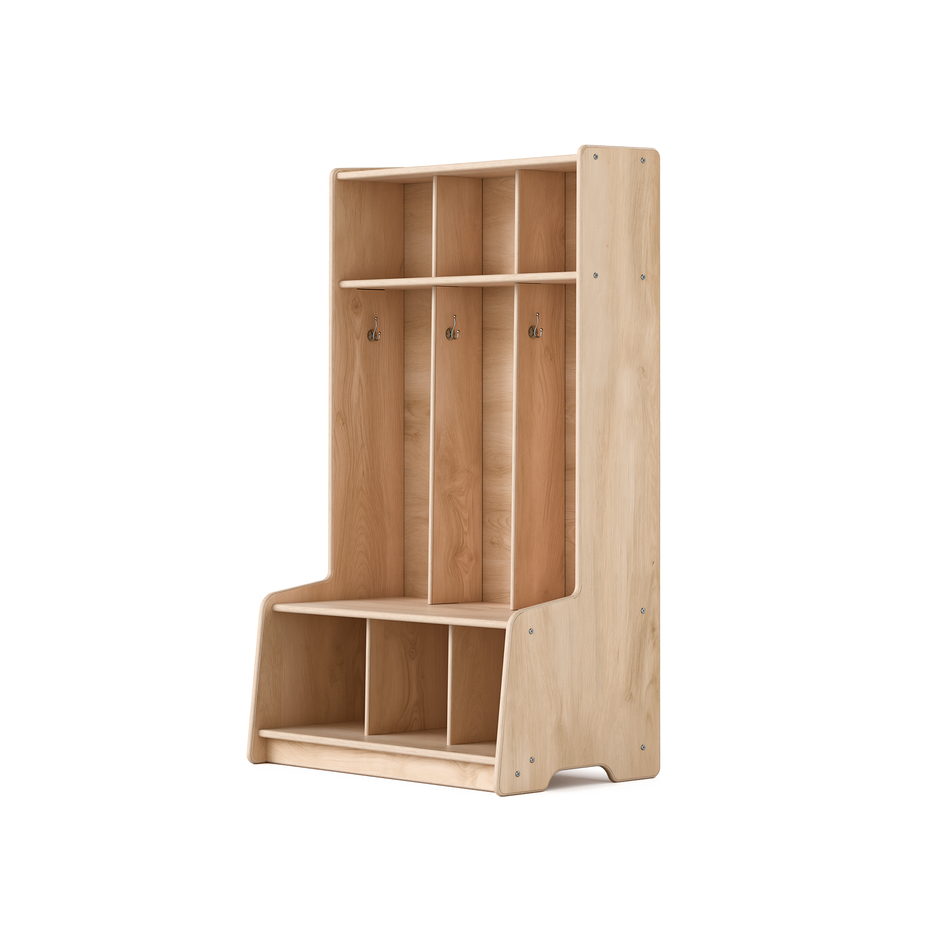 Three Section Cubby Locker - Preschool