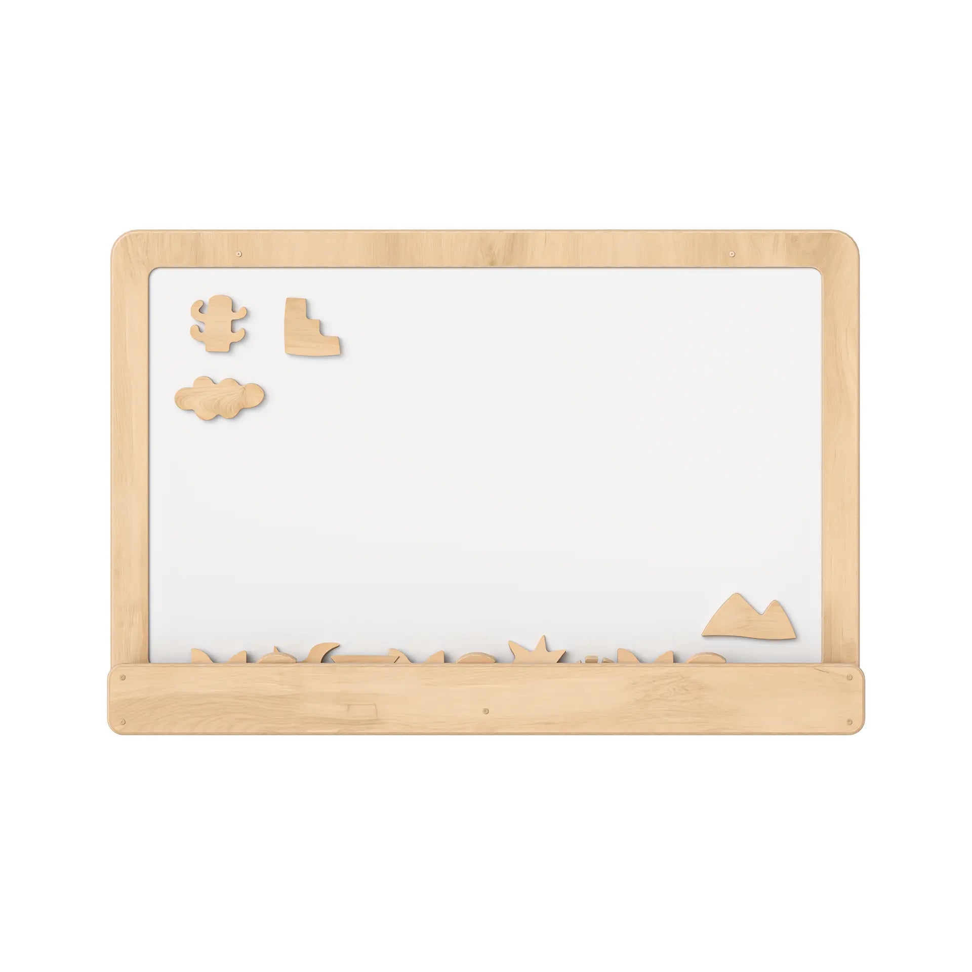 Wall Mounted Busy Board - Magnet Board with Shapes Fern Kids