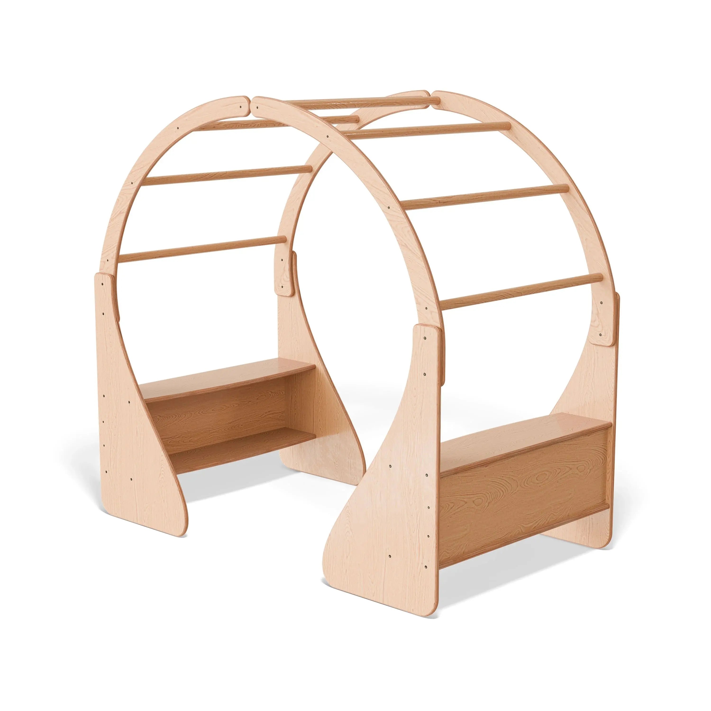 Waldorf Arch with Backing Fern Kids
