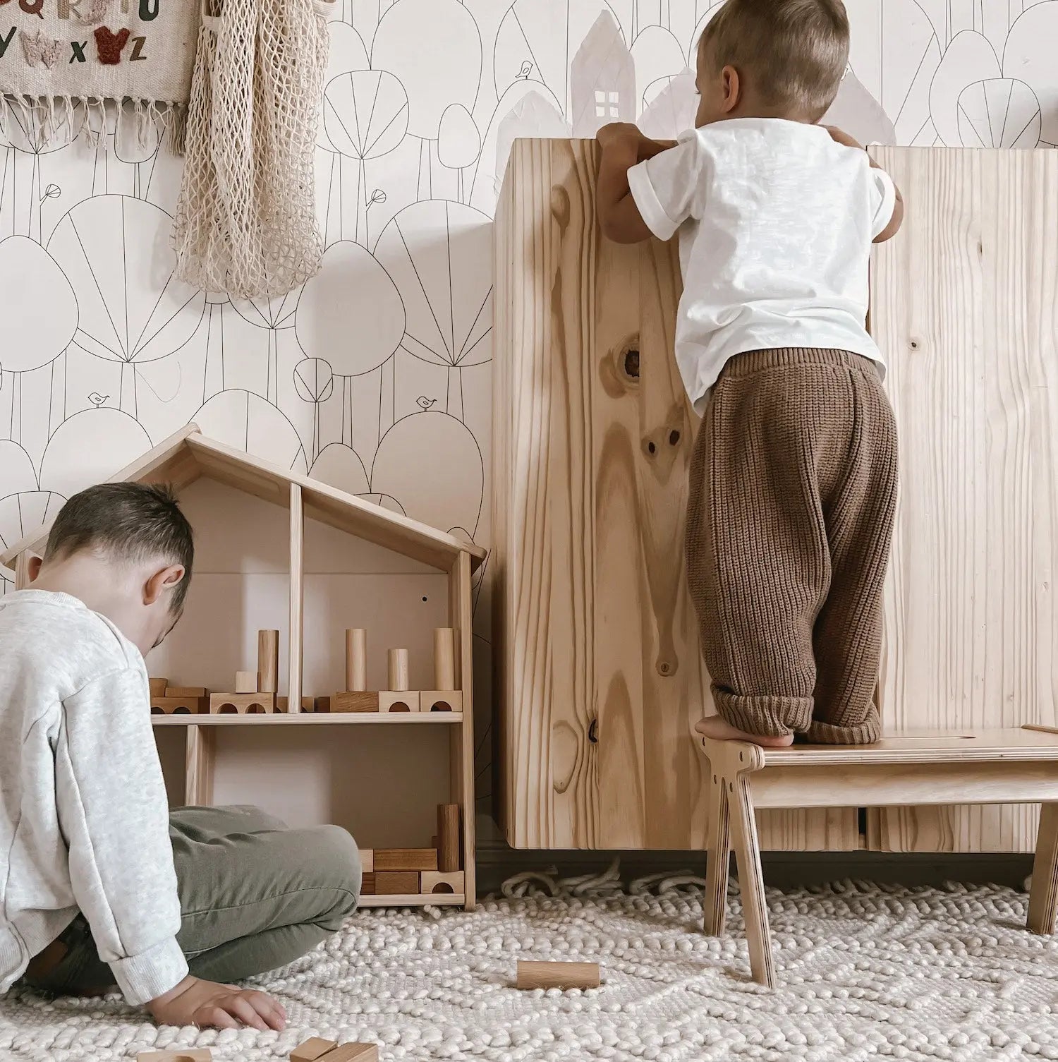 One Step | Wooden Step Stools For Kids All Circles
