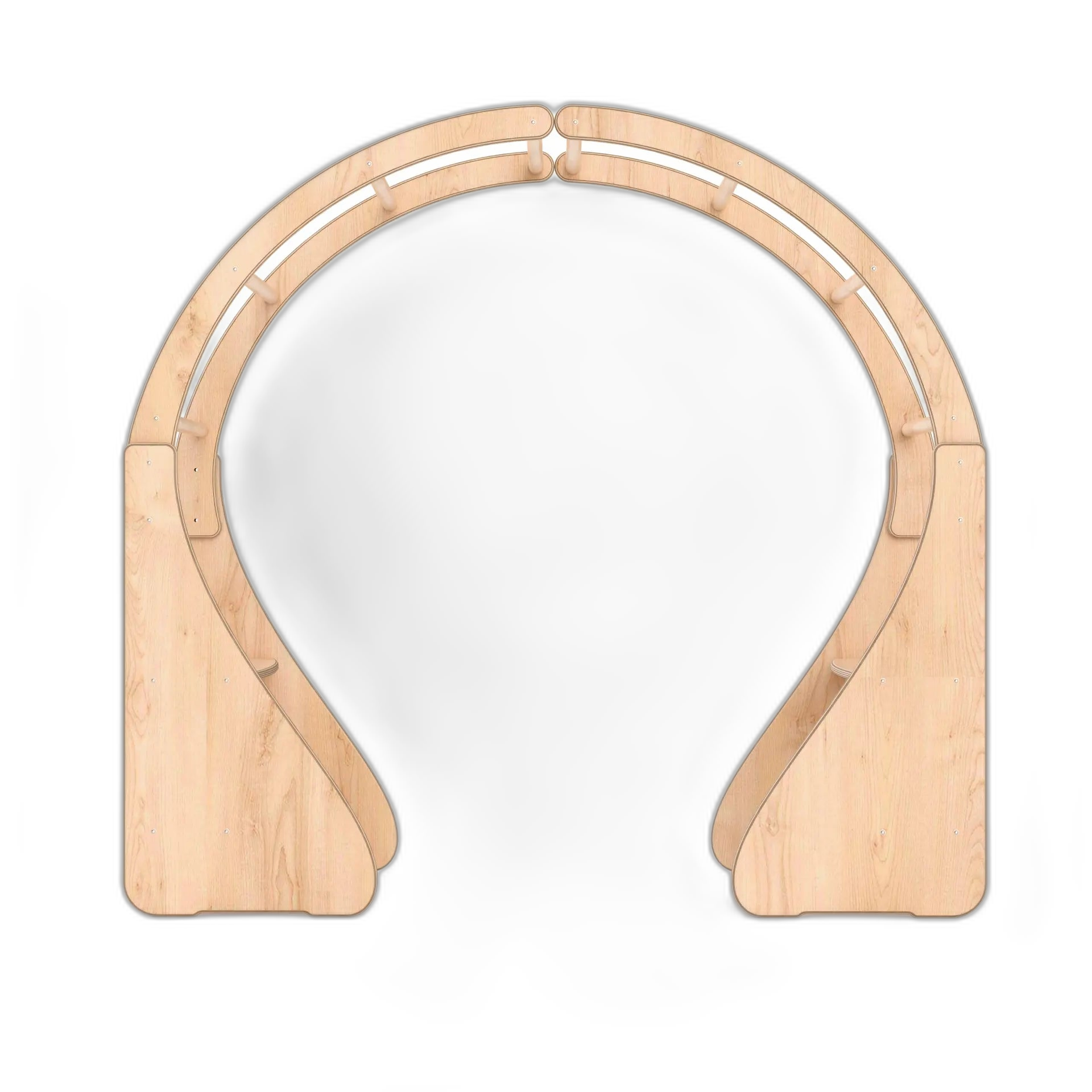 Waldorf Arch with Backing Fern Kids