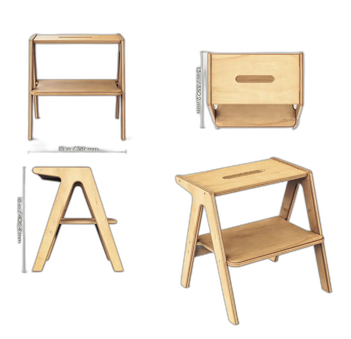 Two Step | Wooden Step Stools For Kids Fern Kids