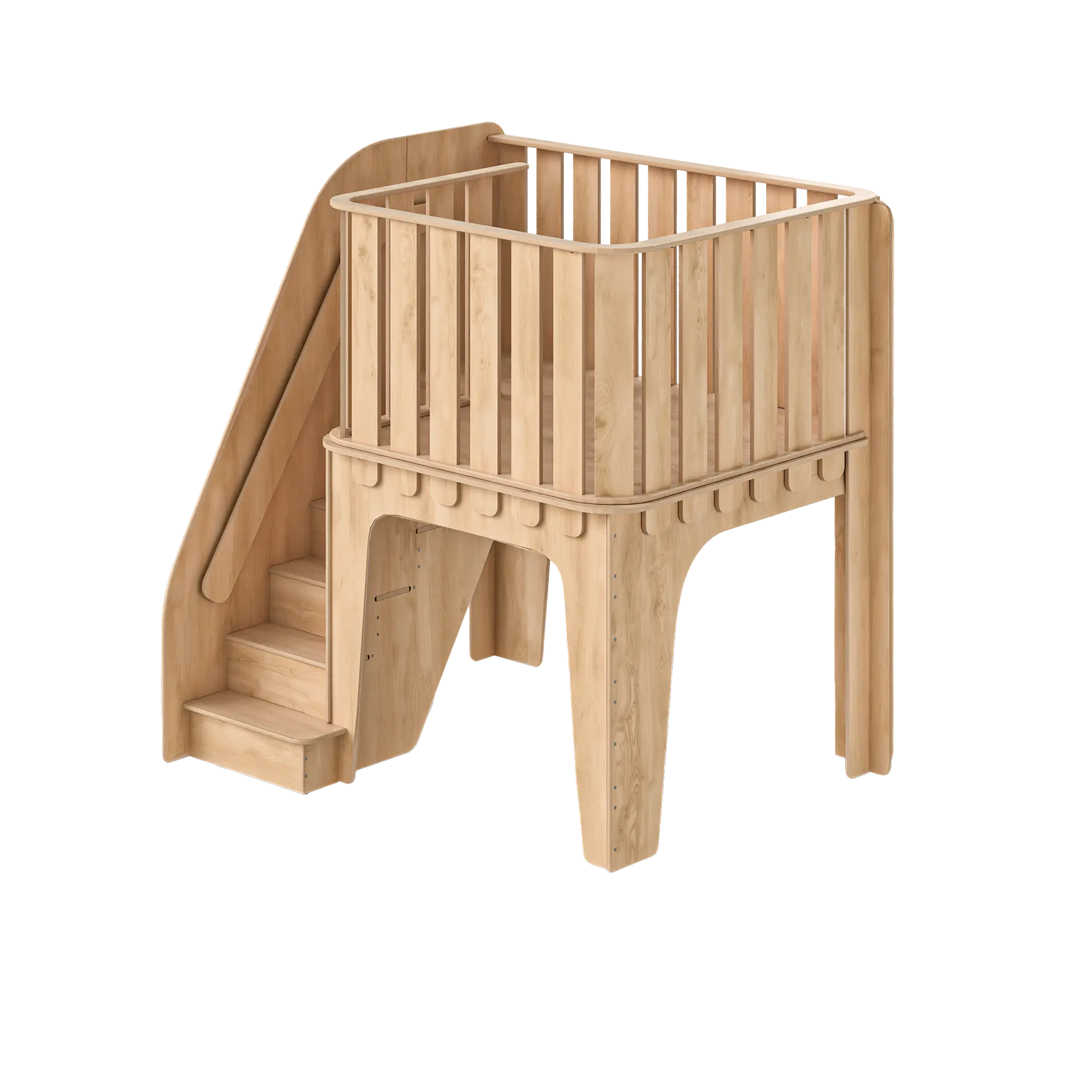 Base Loft 5X6 - 7' Tall Fern Kids