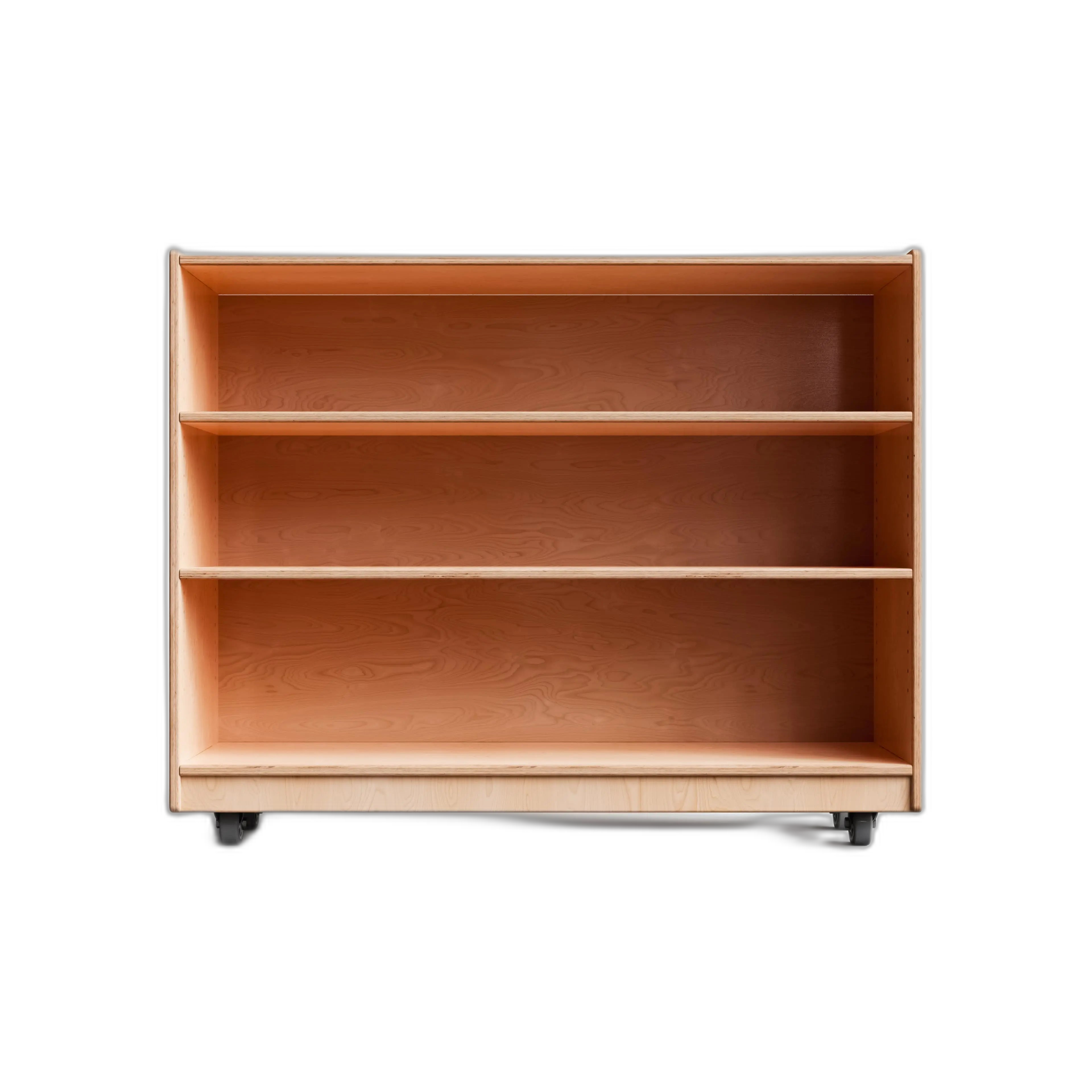Montessori Shelf - 36x48x15 - Adjustable Shelving Unit, Wood Backing Fern Kids